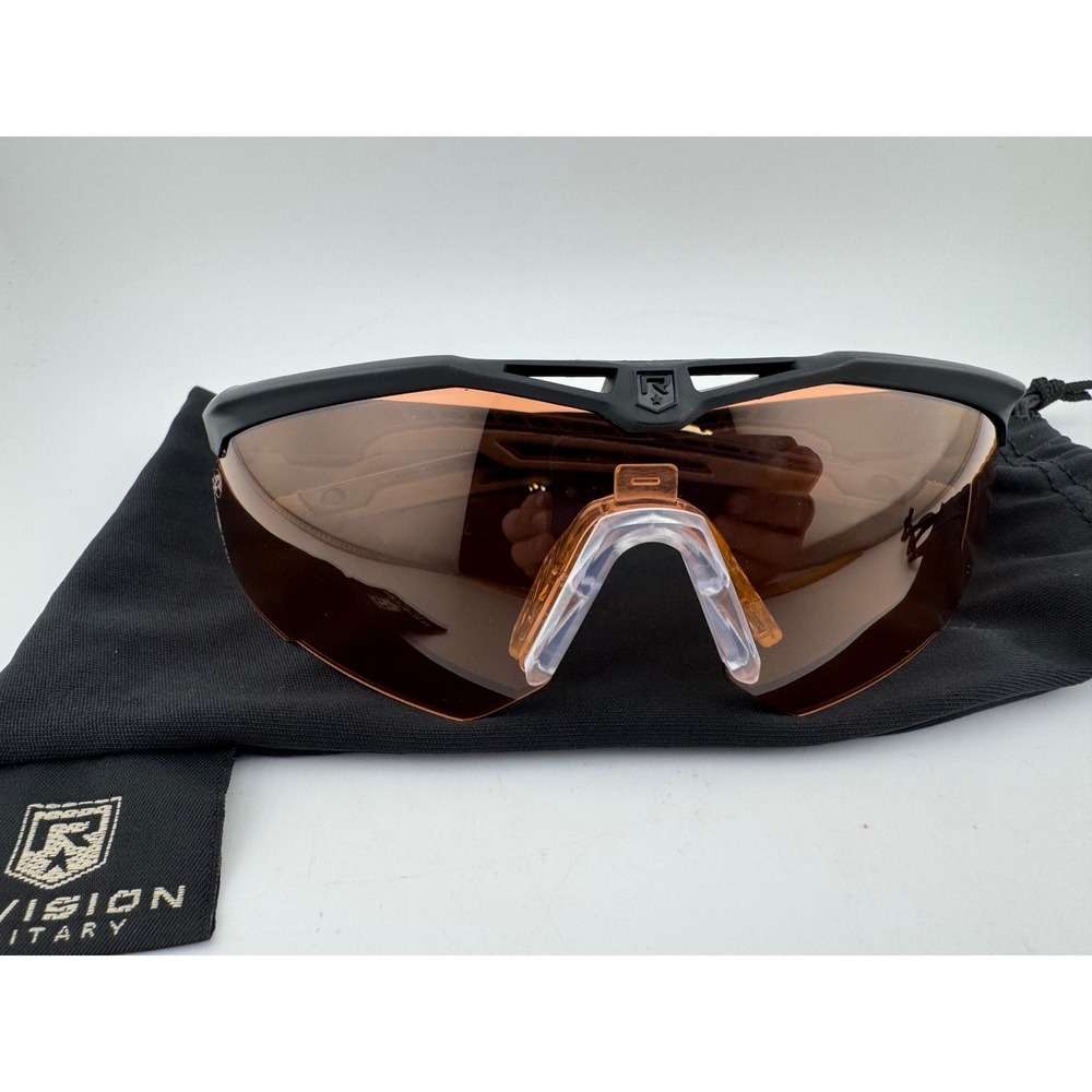 Revision Military StingerHawk Sunglasses OSFM Black Excellent Ballistic Tactical